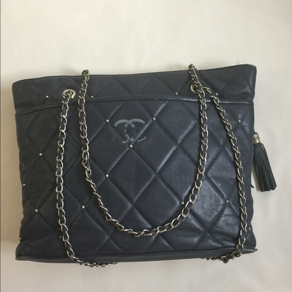 CHANEL Leather Bag, VINTAGE 1960s Made in Paris - Picture 2 of 7